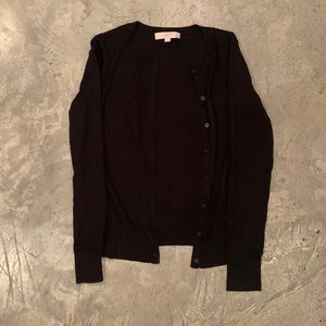 Black Long Sleeved Cardigan